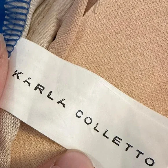 Elegant Blue Women's One Piece Swimsuit - Picture 9 of 10